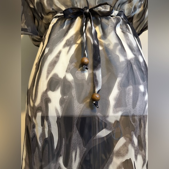 Diane Von Furstenberg Silk Tunic w/ Embellishment - Picture 11 of 12